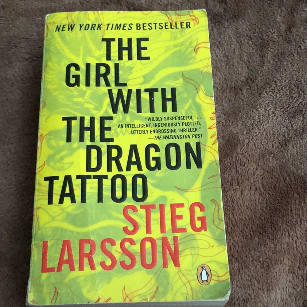 Original Penguin Paperback Book with Yellow and Red Cover